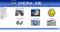 Desktop Screenshot of mera-zb.pl